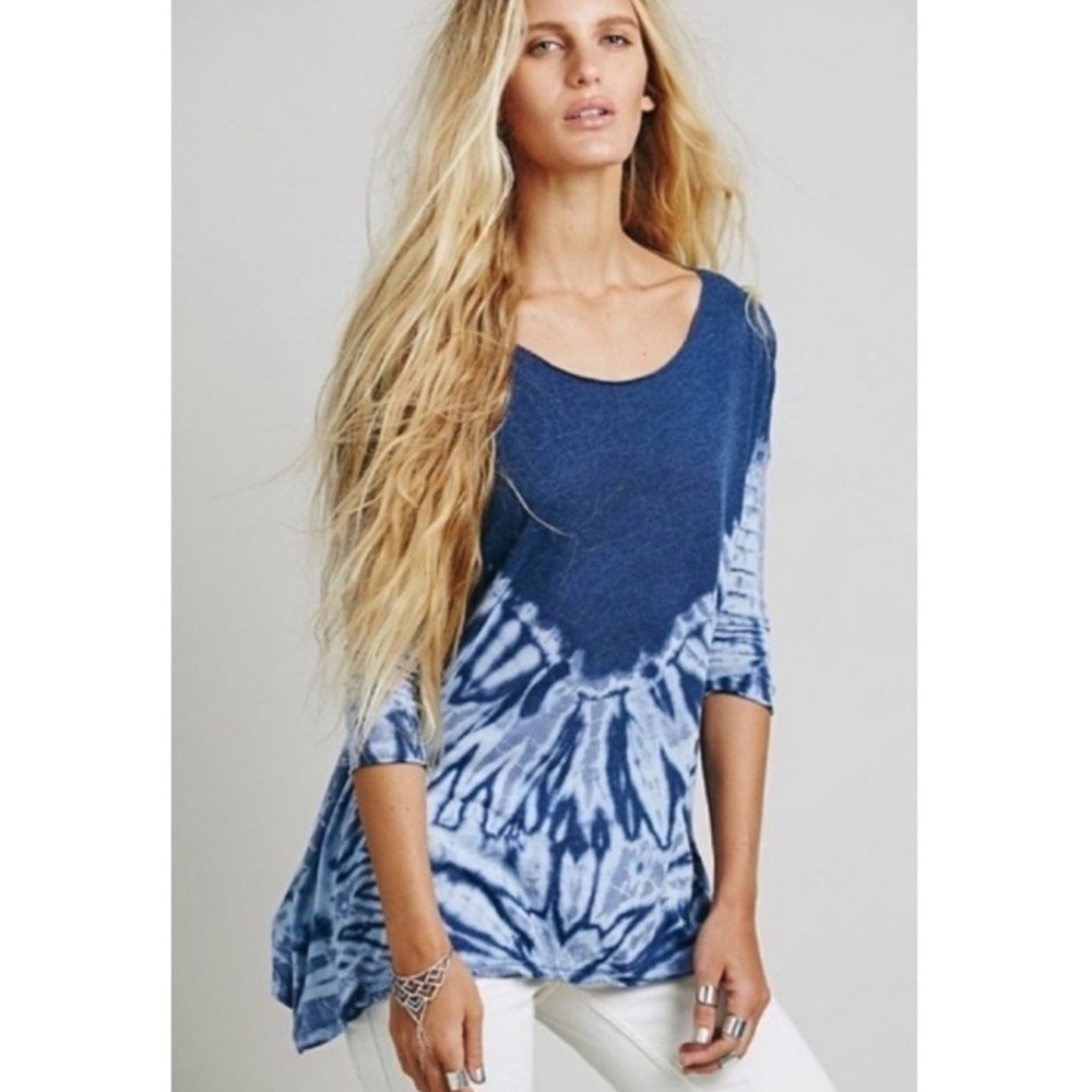Free People LA Living Tie Dye Costal Tunic